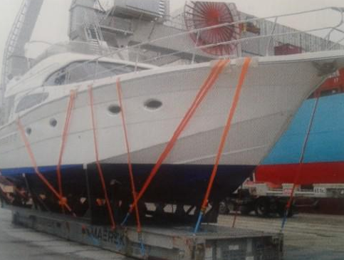 游艇吊運(yùn)巨力吊裝帶的應(yīng)用