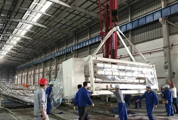 成華吊裝帶在新建廠房車間設(shè)備吊裝作業(yè)中